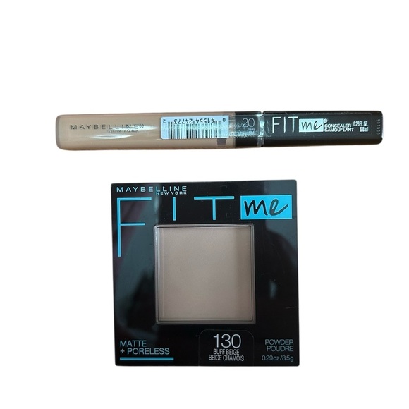 Maybelline Other - Maybelline Fit Me Concealer 20 SAND — Powder 130 Buff Beige Face Makeup. New!